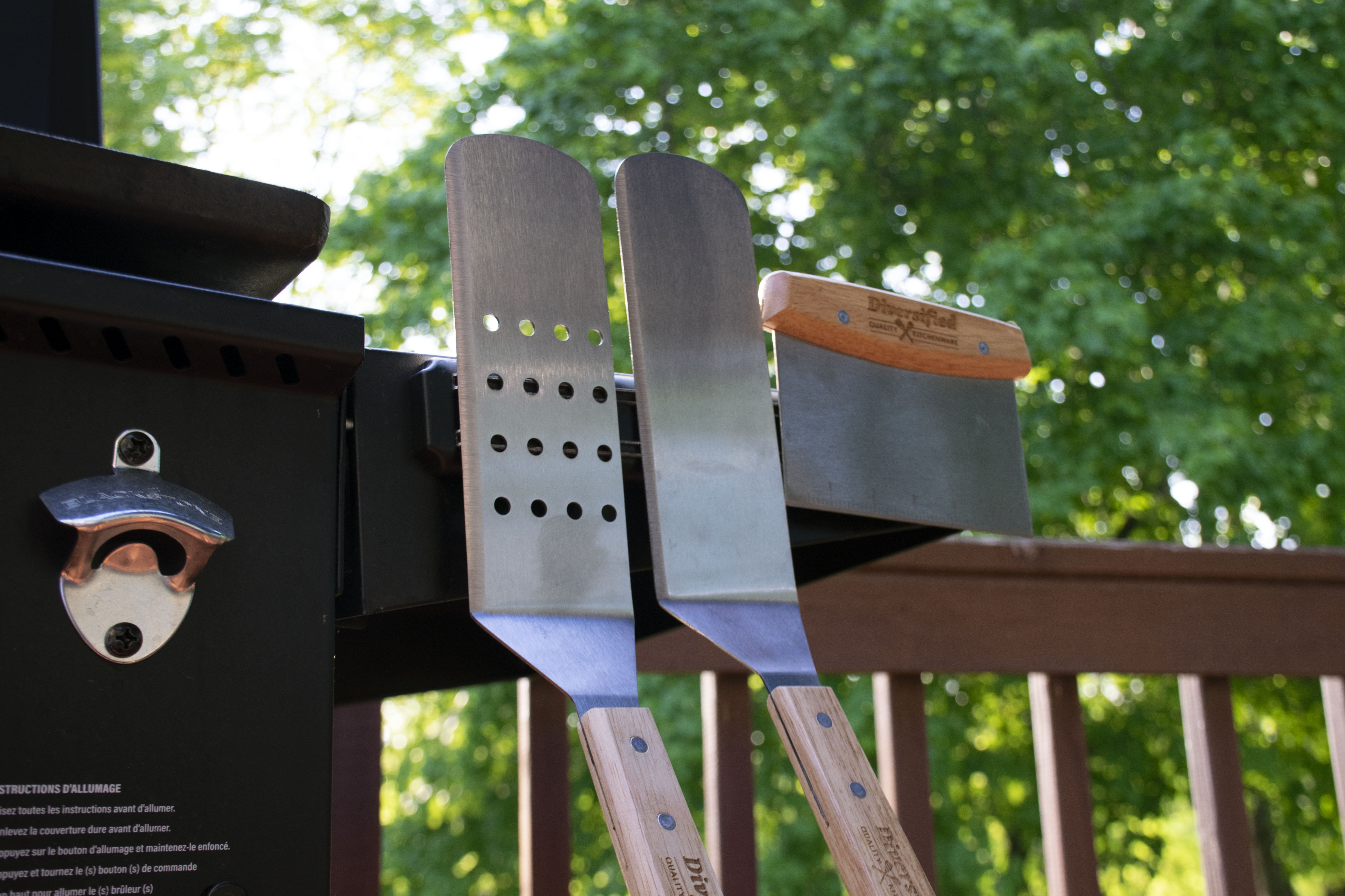 Deluxe Grilling Scraper & Flippers Set 6