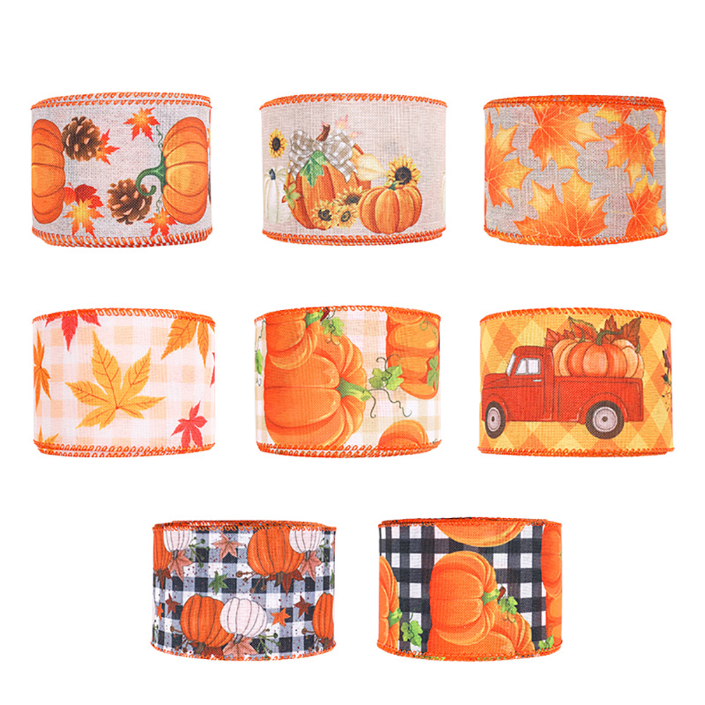 10 yards Thanksgiving Harvest Festival Decorative Ribbon 5