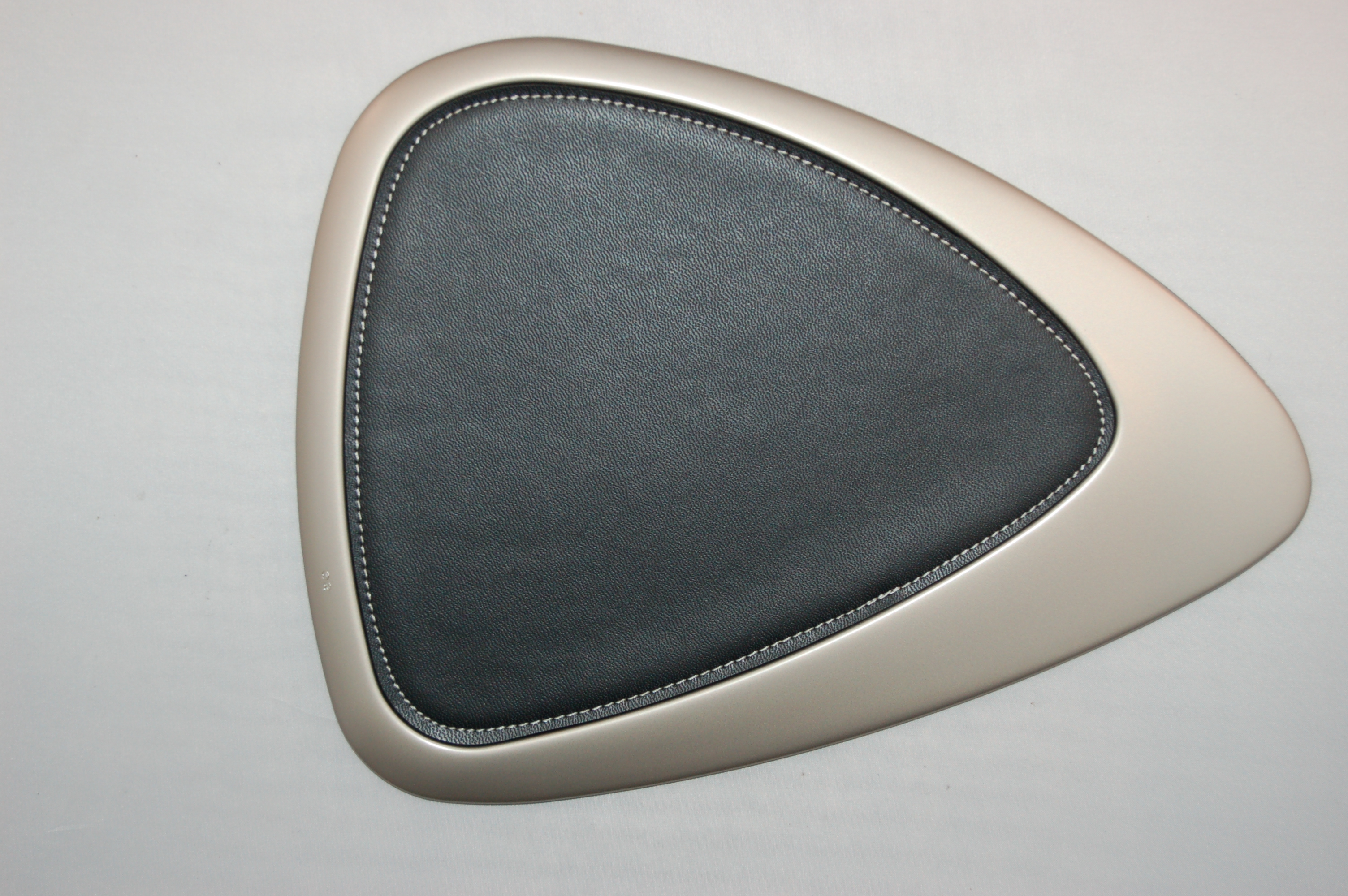 Insignia Black Leather Oblong Mouse Pad