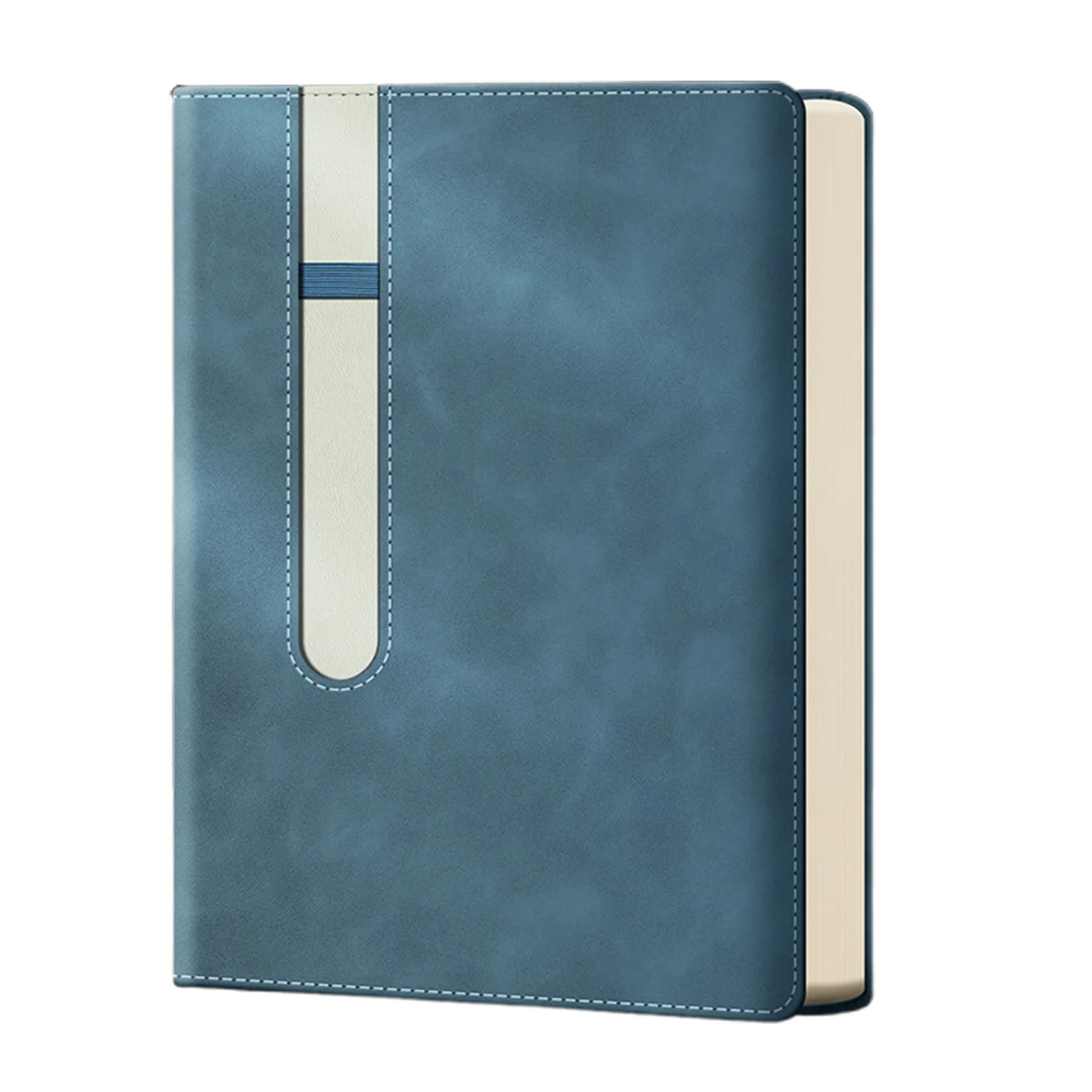 B5 Pu Leather Cover Notebook W/ Pen Holder 7