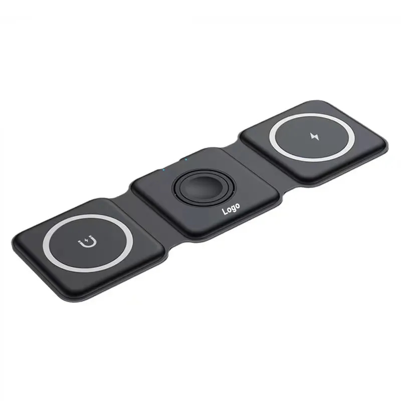 Foldable Travel 3in1 Wireless Charger for Multiple Devices 3