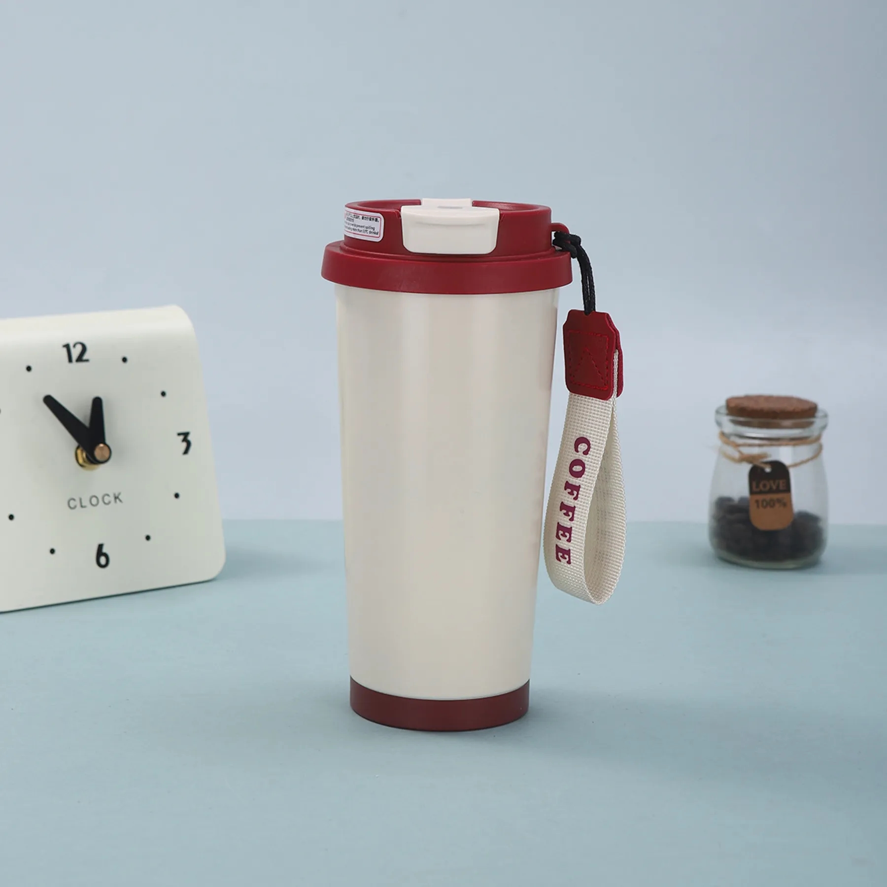 17 Oz. Stainless Steel Double Wall Travel Mug with Rope 2