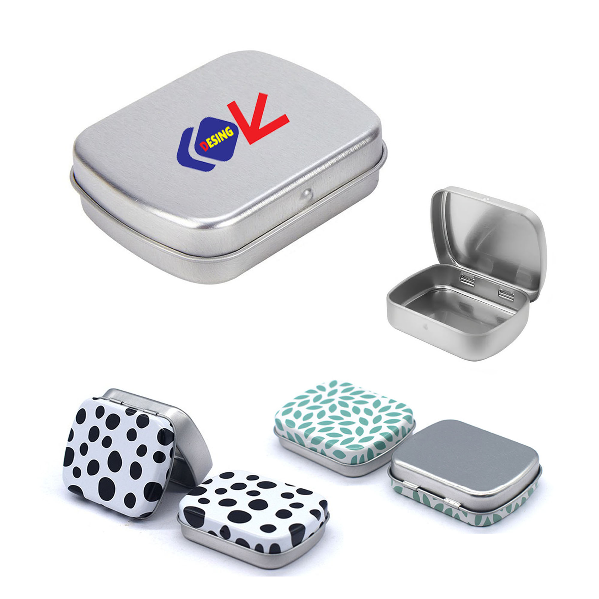 Custom Printed Mini Tin Storage Box 3