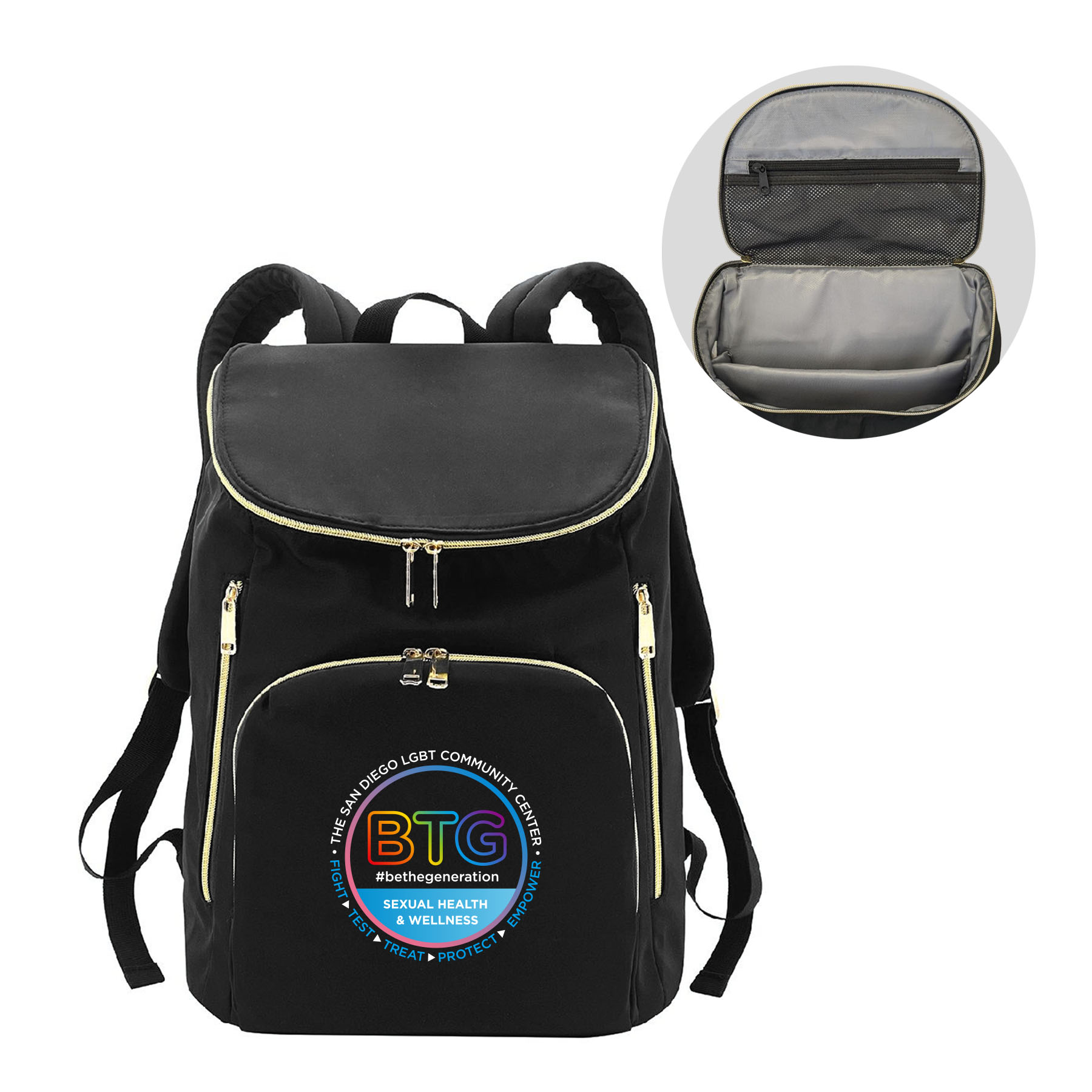 Deluxe Nylon Travel Computer Backpack 5