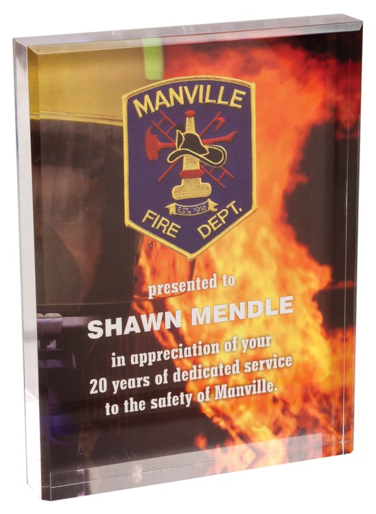 6" x 8" Full Color Sublimated Acrylic Award 2