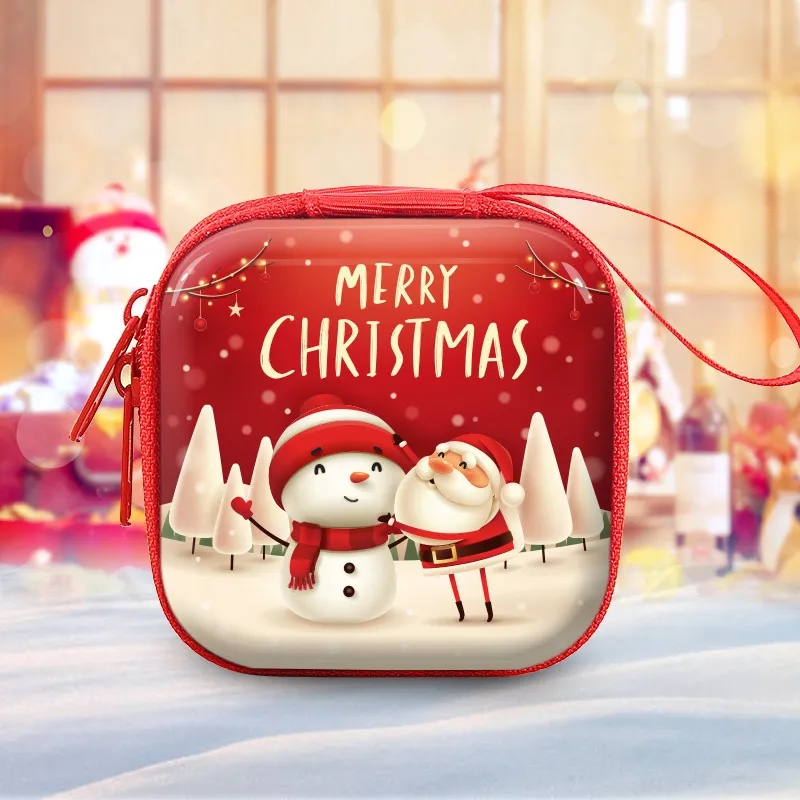 Christmas Zipper Coin Pouch 2