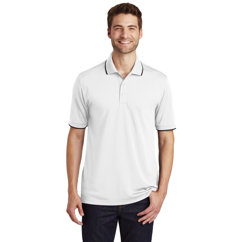 Port Authority Dry Zone UV Micro-Mesh Tipped Polo. 6