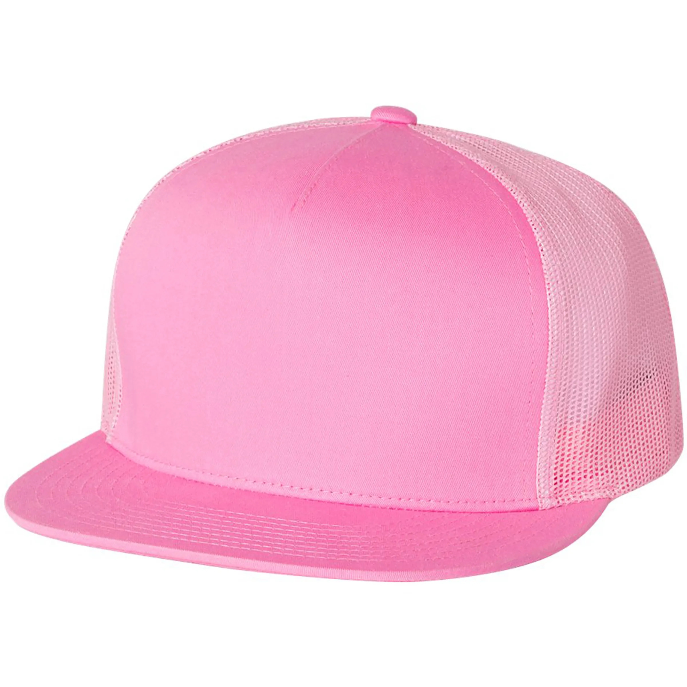 YUPOONG-CLASSIC FLAT BILL TRUCKER CAP 35