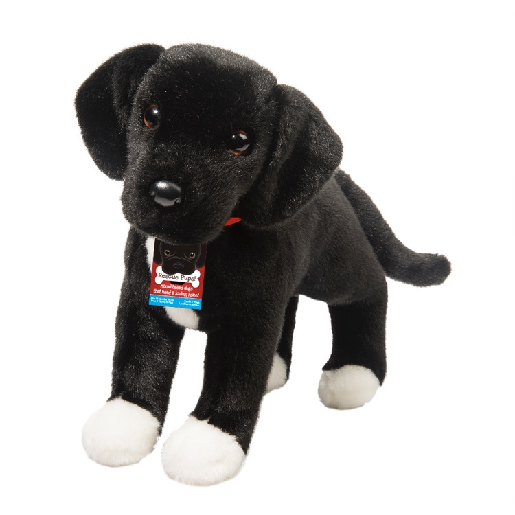 Twister Black Lab/Pit Mix Stuffed Animal 2
