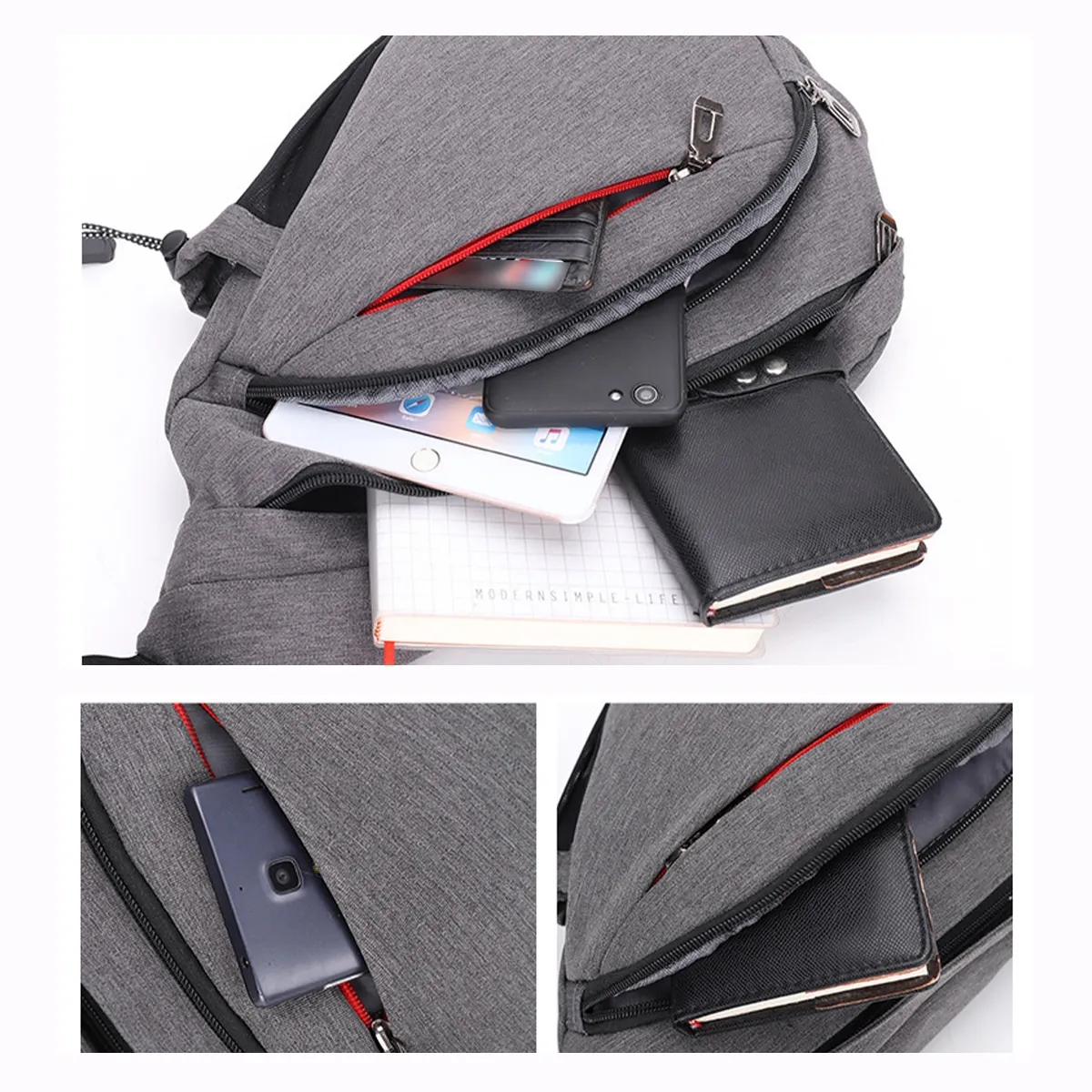 Sports Shoulder Bag Hiking Travel Backpack Casual Daypack 3