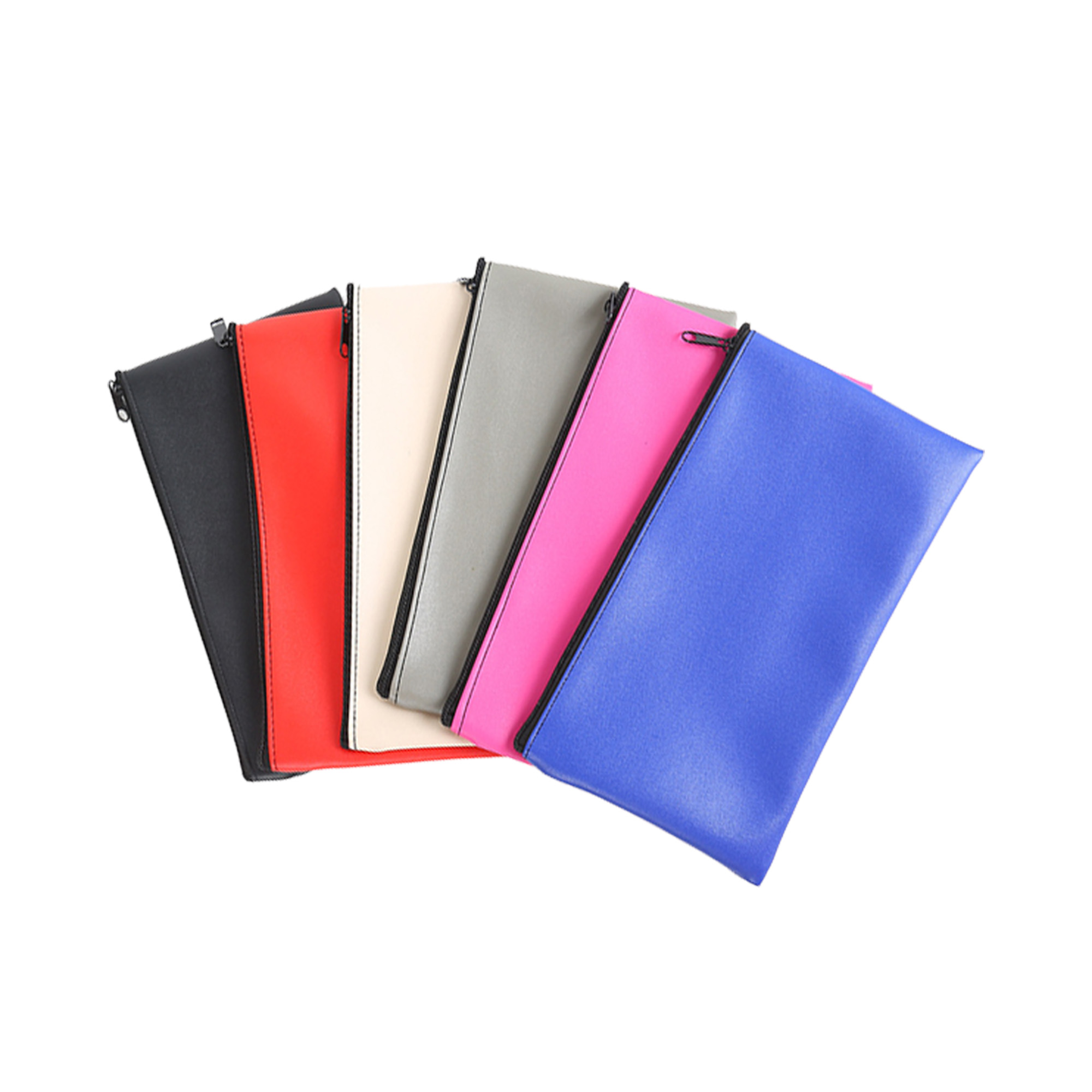 Vibrant Leather Zipper Bag 6
