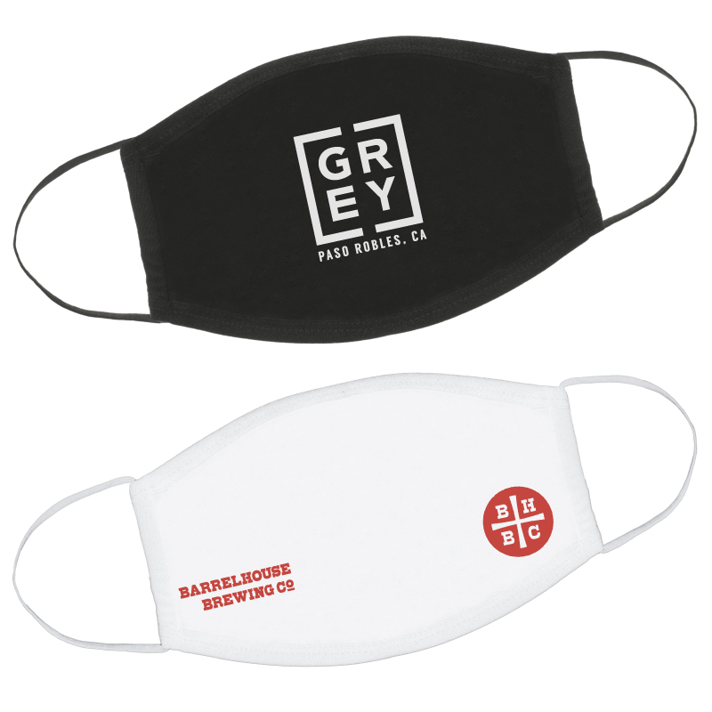 Clearance Item! Reusable Cotton Face Mask w/Elastic Ear Loops 1
