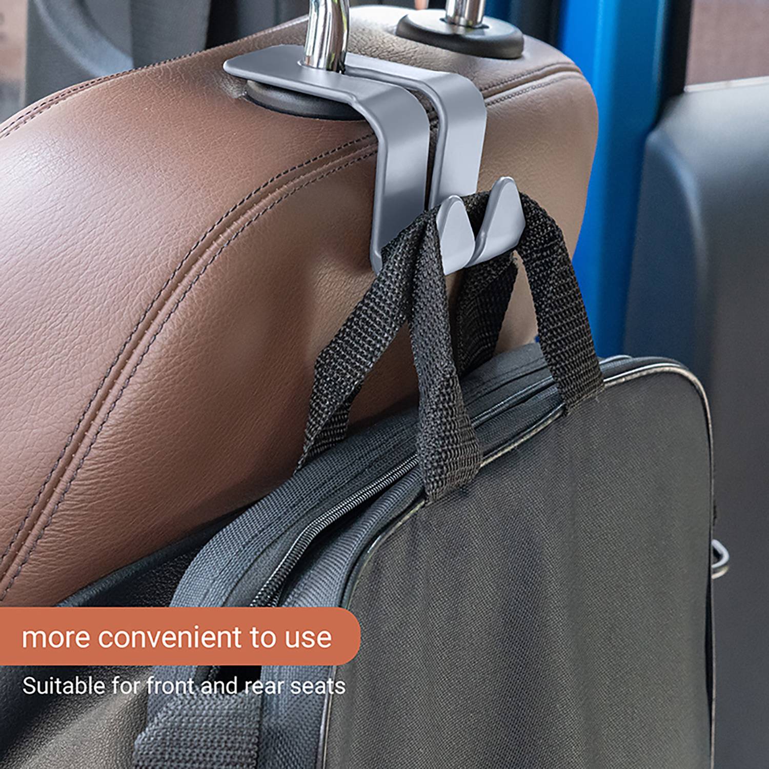 New and durable hidden hooks on the back of car seats 5