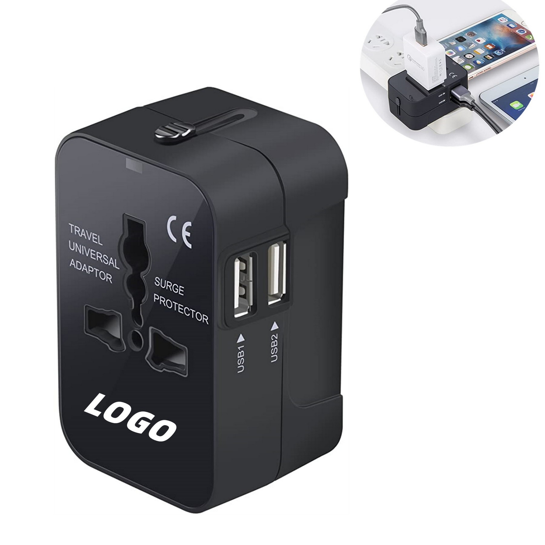 2 USB Multifunction Converter Socket