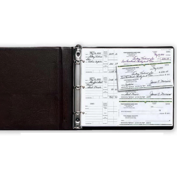 Home accountant Deskbook checks - 3-on-a-page 3