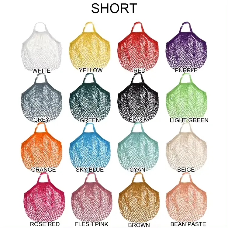 Cotton Net Tote Bag, custom tote bag with logo imprint 6