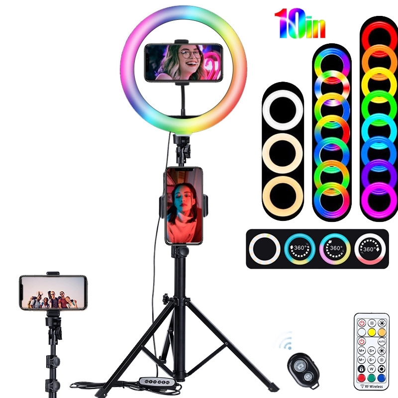 Ring Light with Tripod and Phone Holder 8
