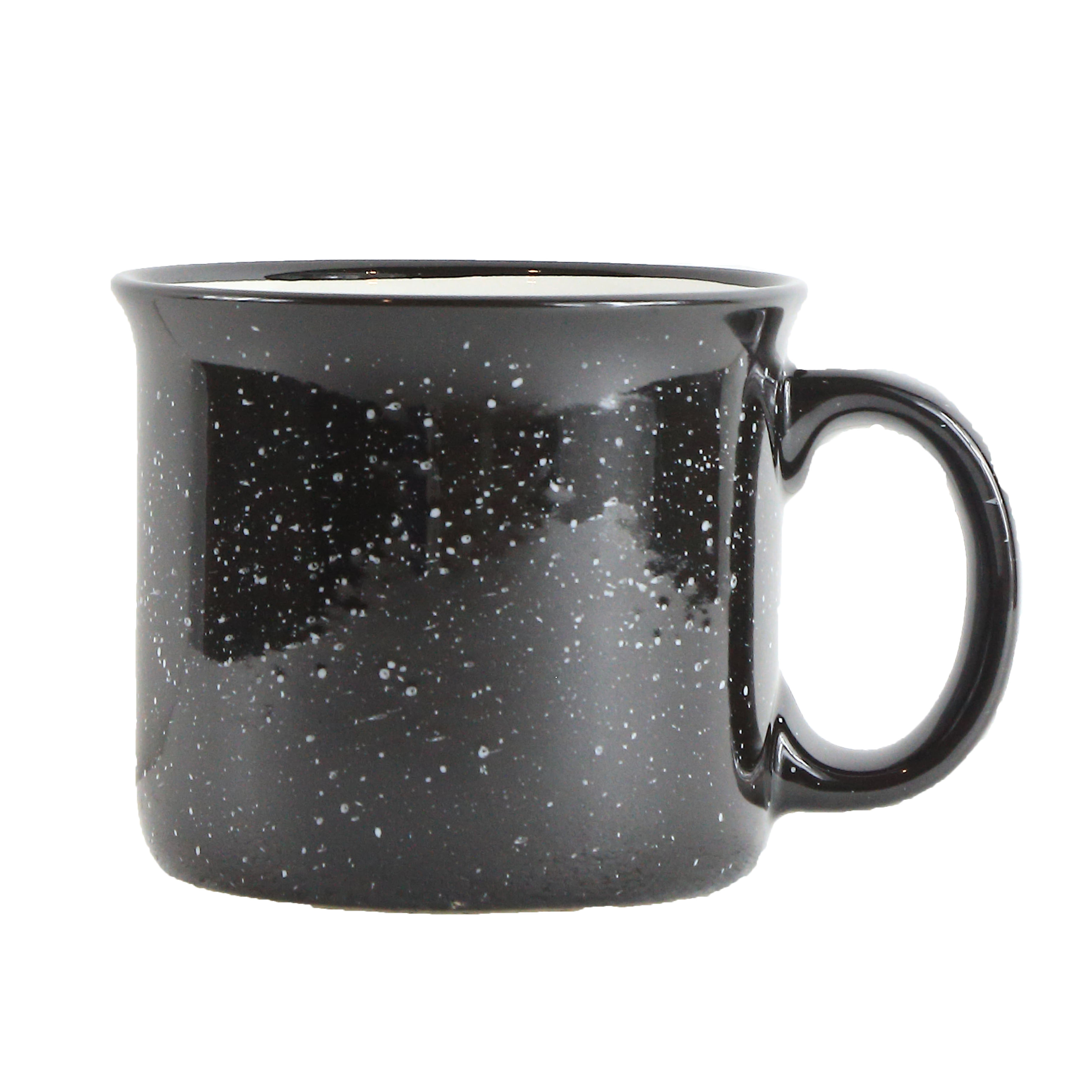 Scenesetter 15oz Speckled Ceramic Mug (Black)