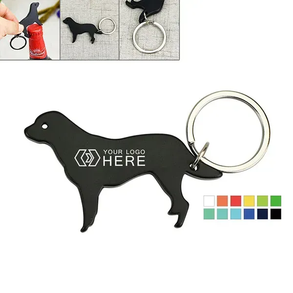 Dog Shape Bottle Opener w/Key Chain 3