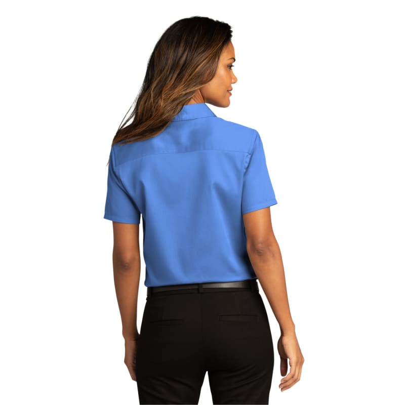 Port Authority Ladies Short Sleeve SuperPro React Twill Shirt. 31