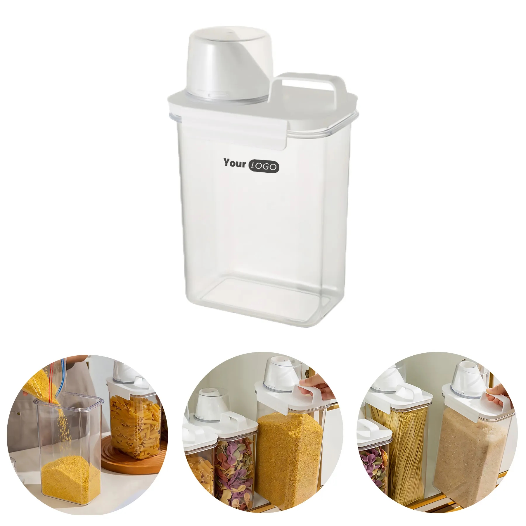 Plastic Kitchen Miscellaneous Grain Tank 2