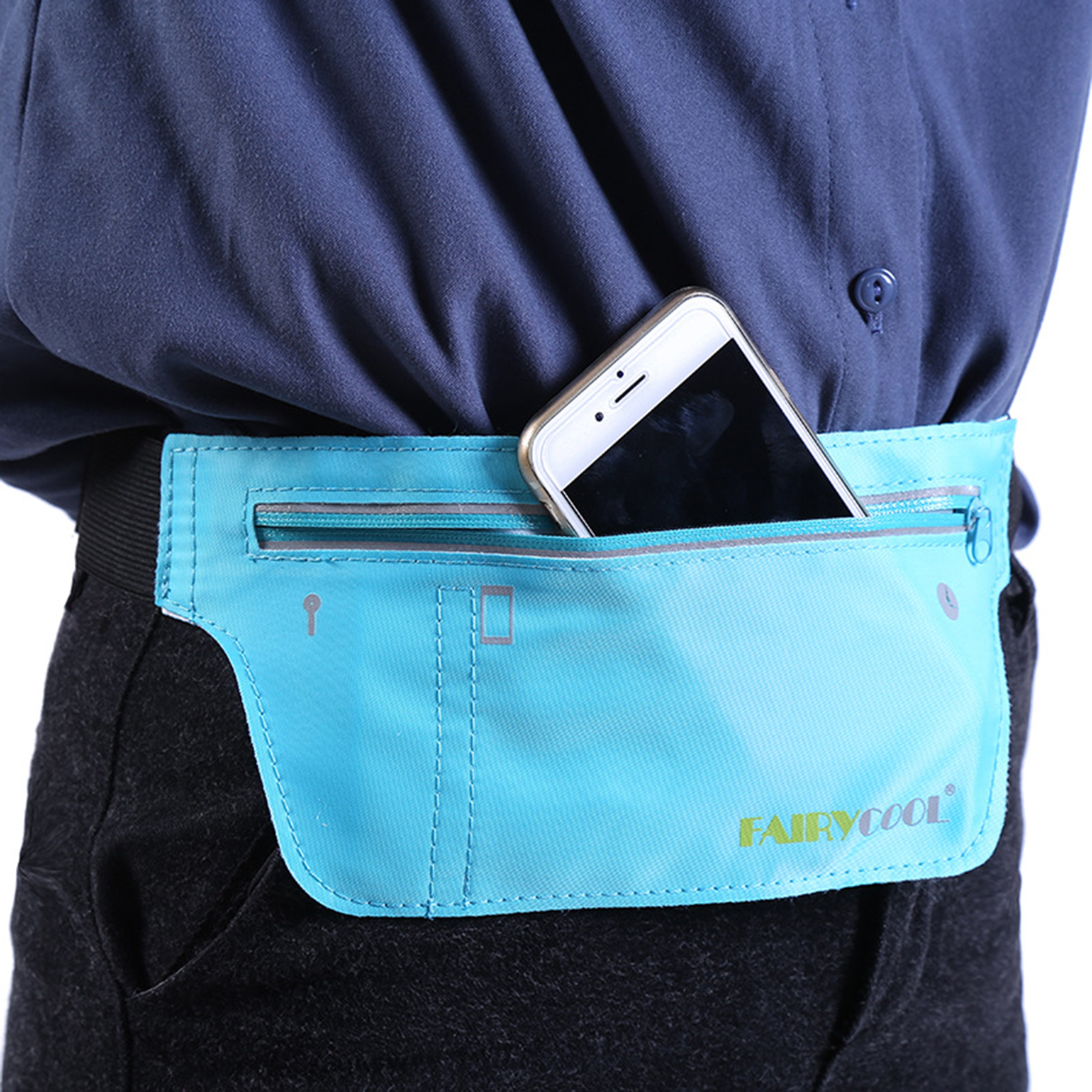 Slim waterproof running fanny pack 4