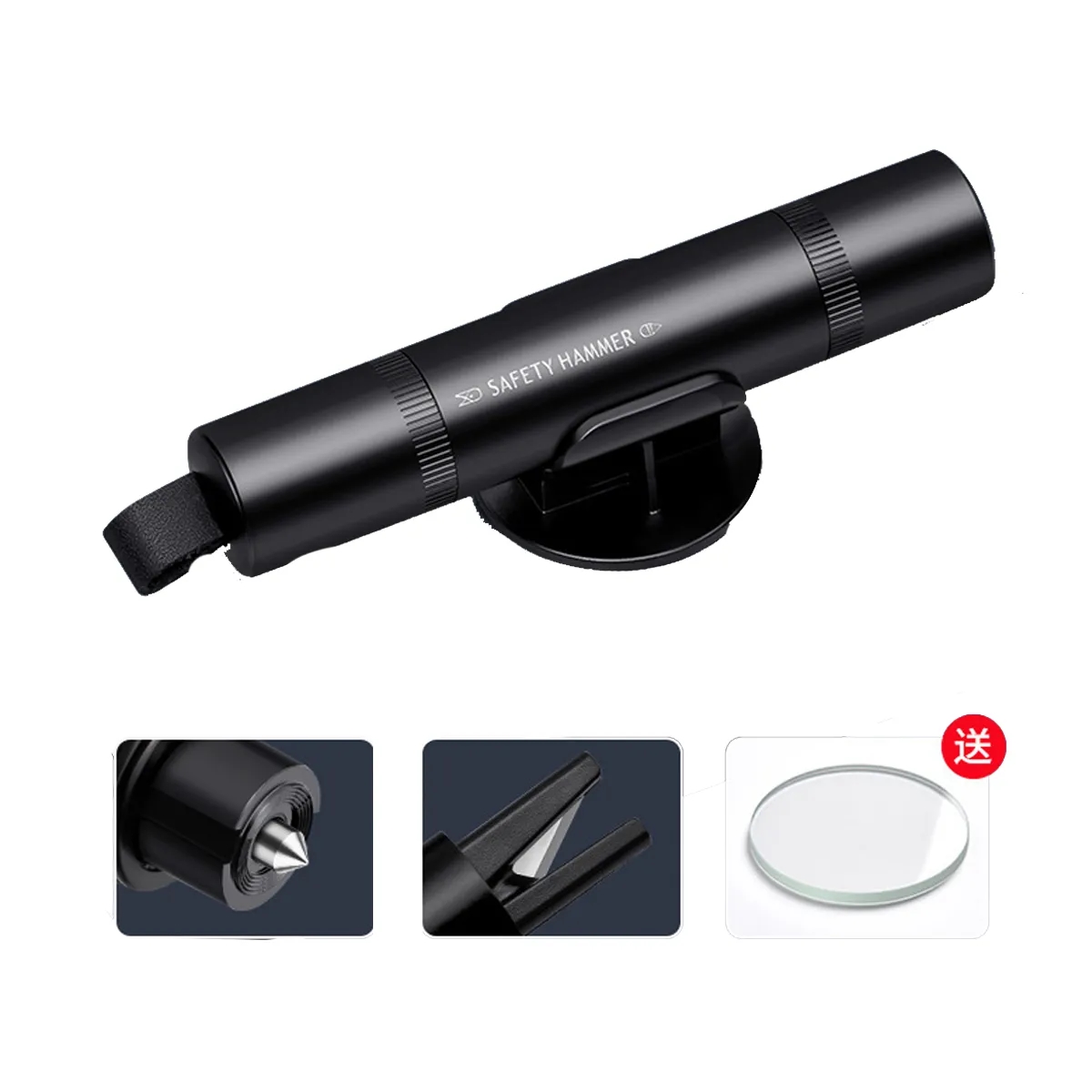 Auto Safety Hammer With Seatbelt Cutter 5
