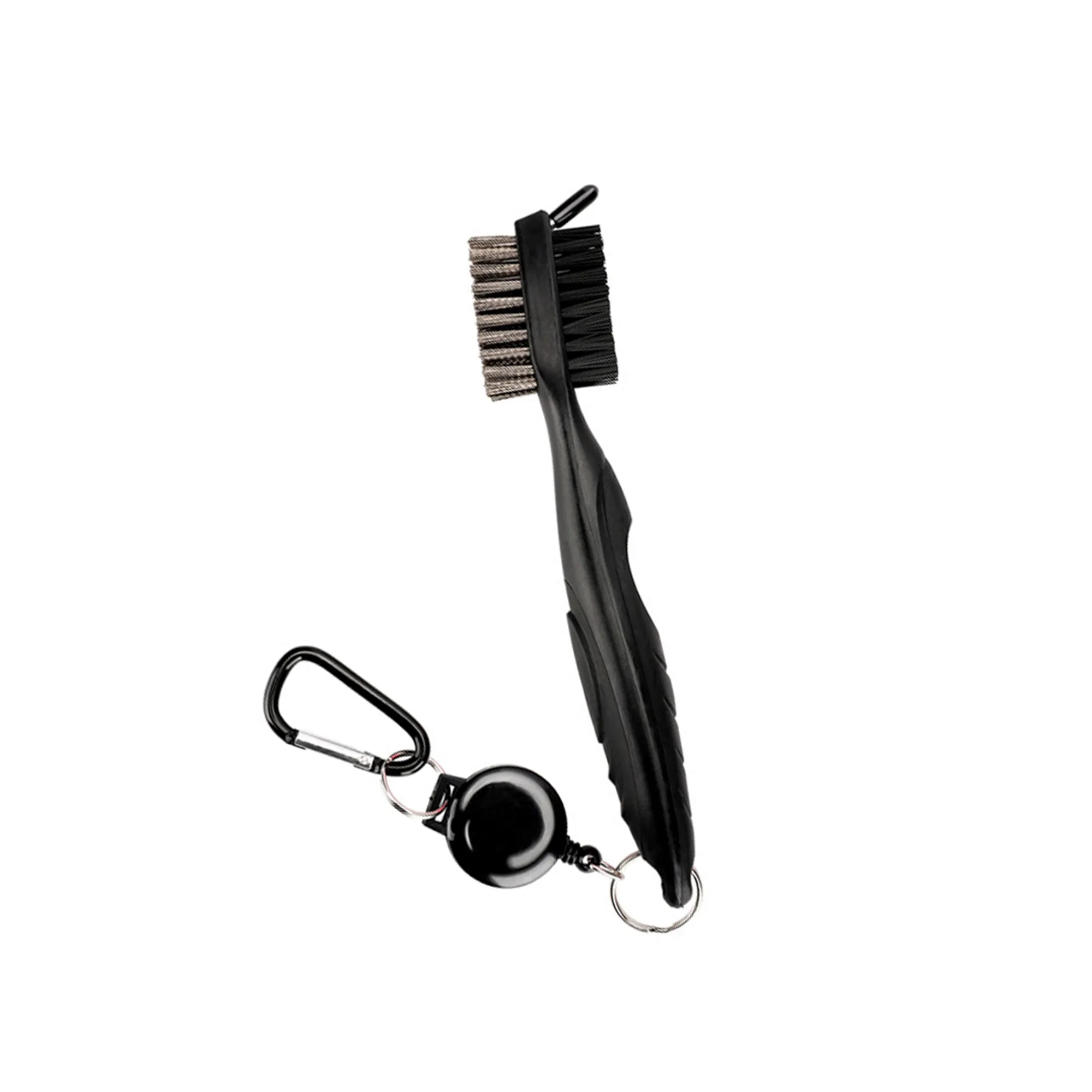 Golf Club Brush W/Retractable Zip-line Carabiner 7