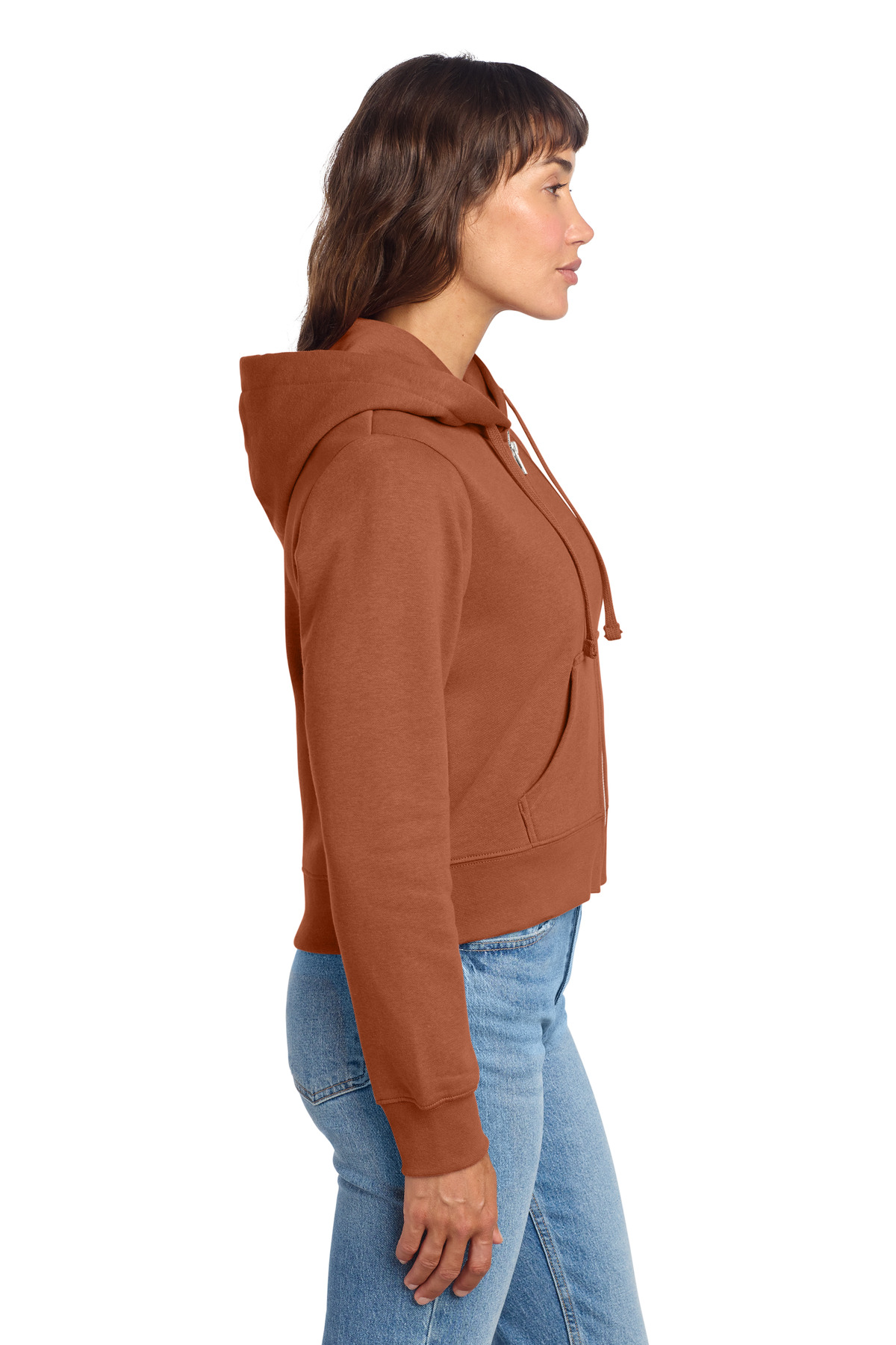 District Women's V.I.T. Fleece Full-Zip Hoodie DT6103 39