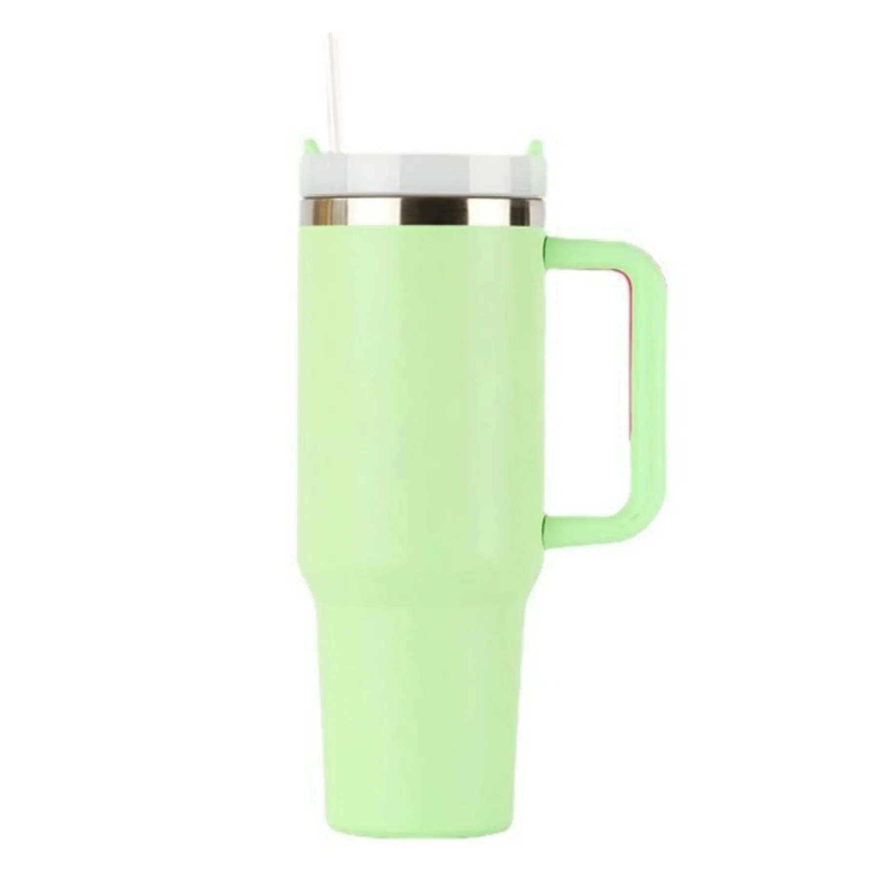 40 Oz Vacuum Tumbler w/ Handle & Straw 8