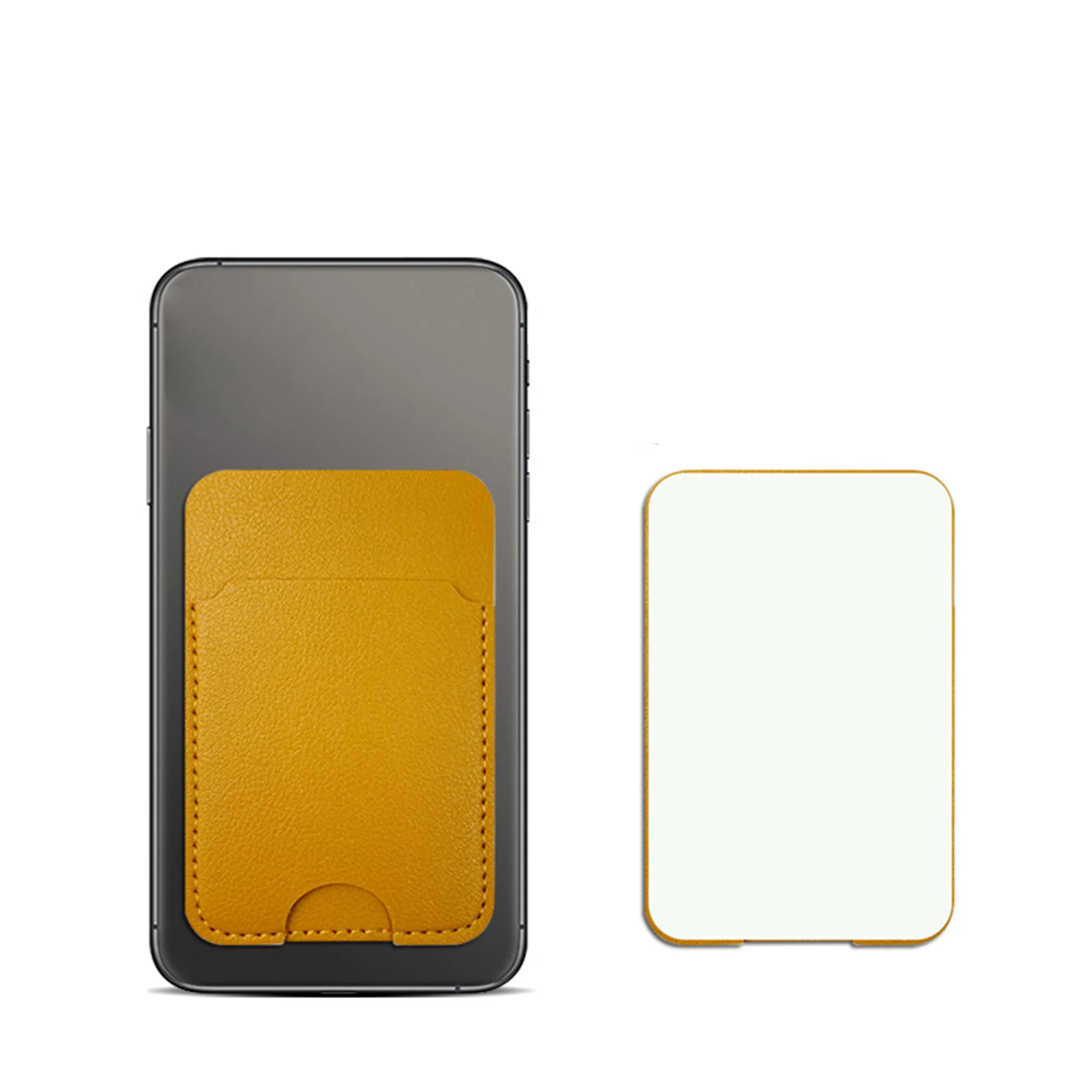 MOQ 50 PU Phone Back Card Holder Wallet 6