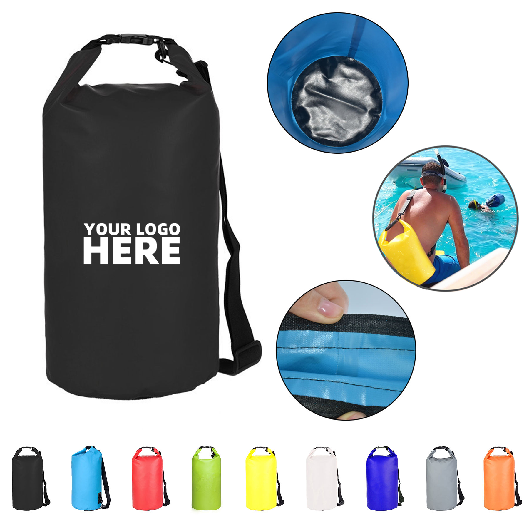 Outdoor Rafting Waterproof Bucket Bag 2