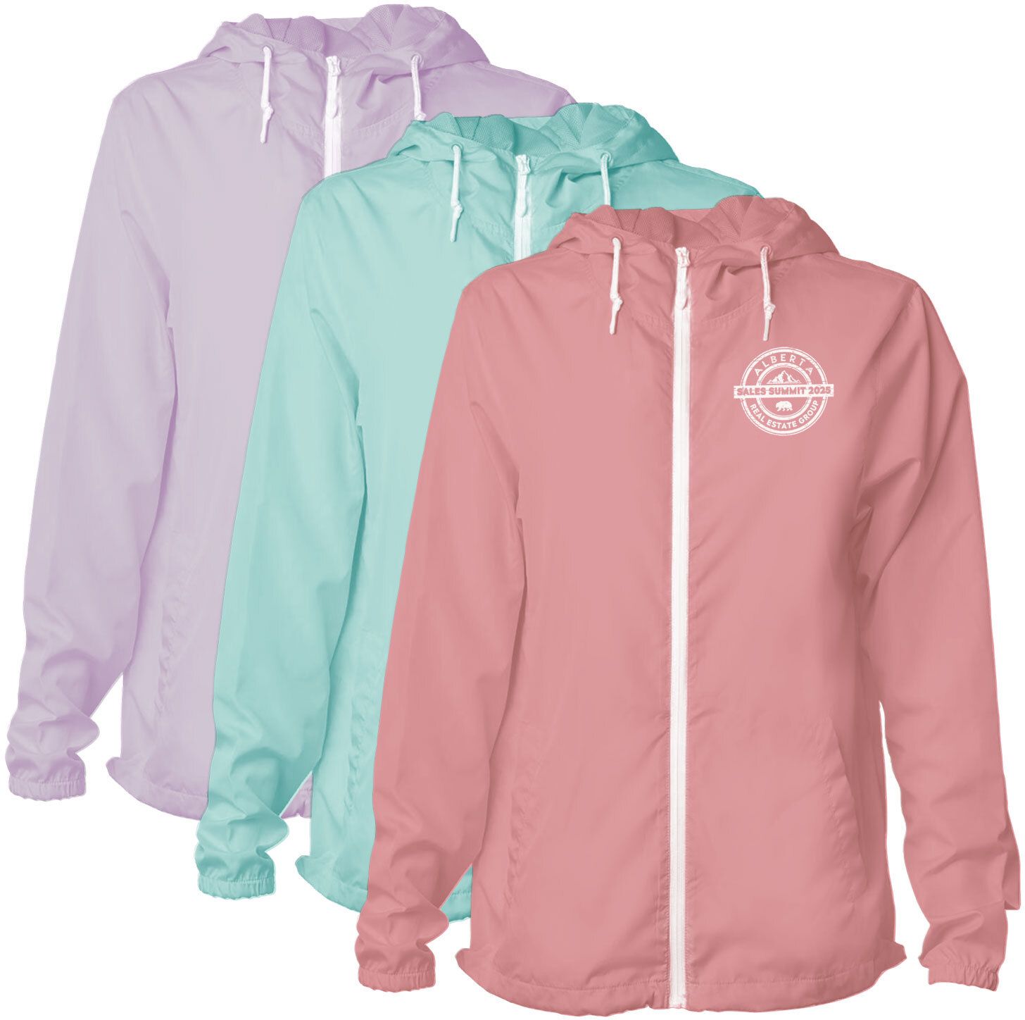 ADULT LT WT WINDBREAKER ZIP JKT-SCN 10