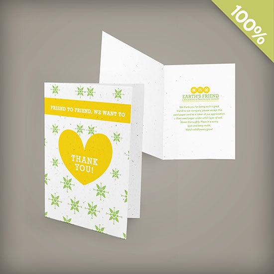 Double-Sided Small Plantable Greeting Cards 3