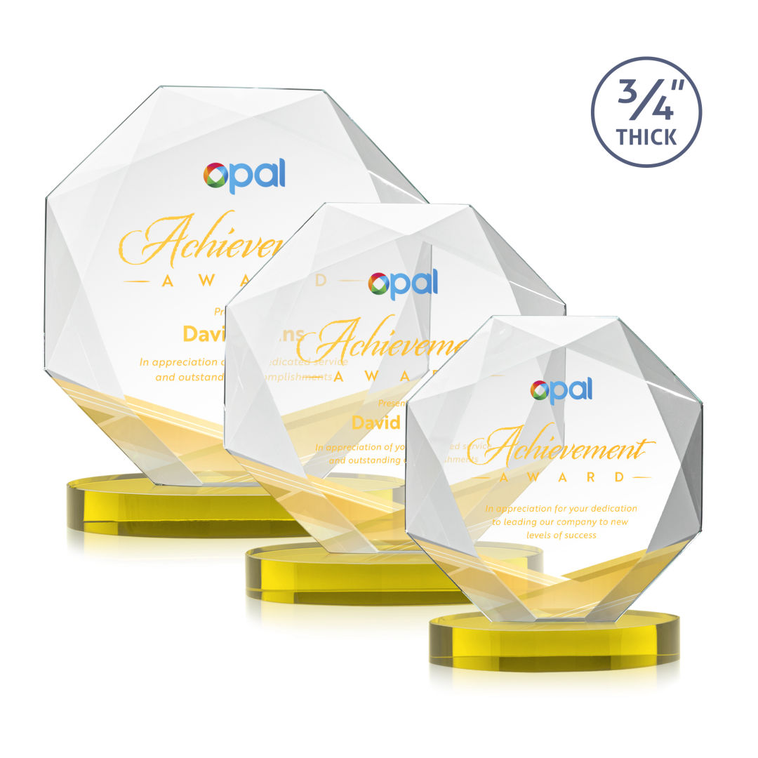 Bradford VividPrint™ Award on Alberton Base - Gold 8
