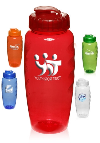 30 oz Plastic Gripper Water Bottle 2
