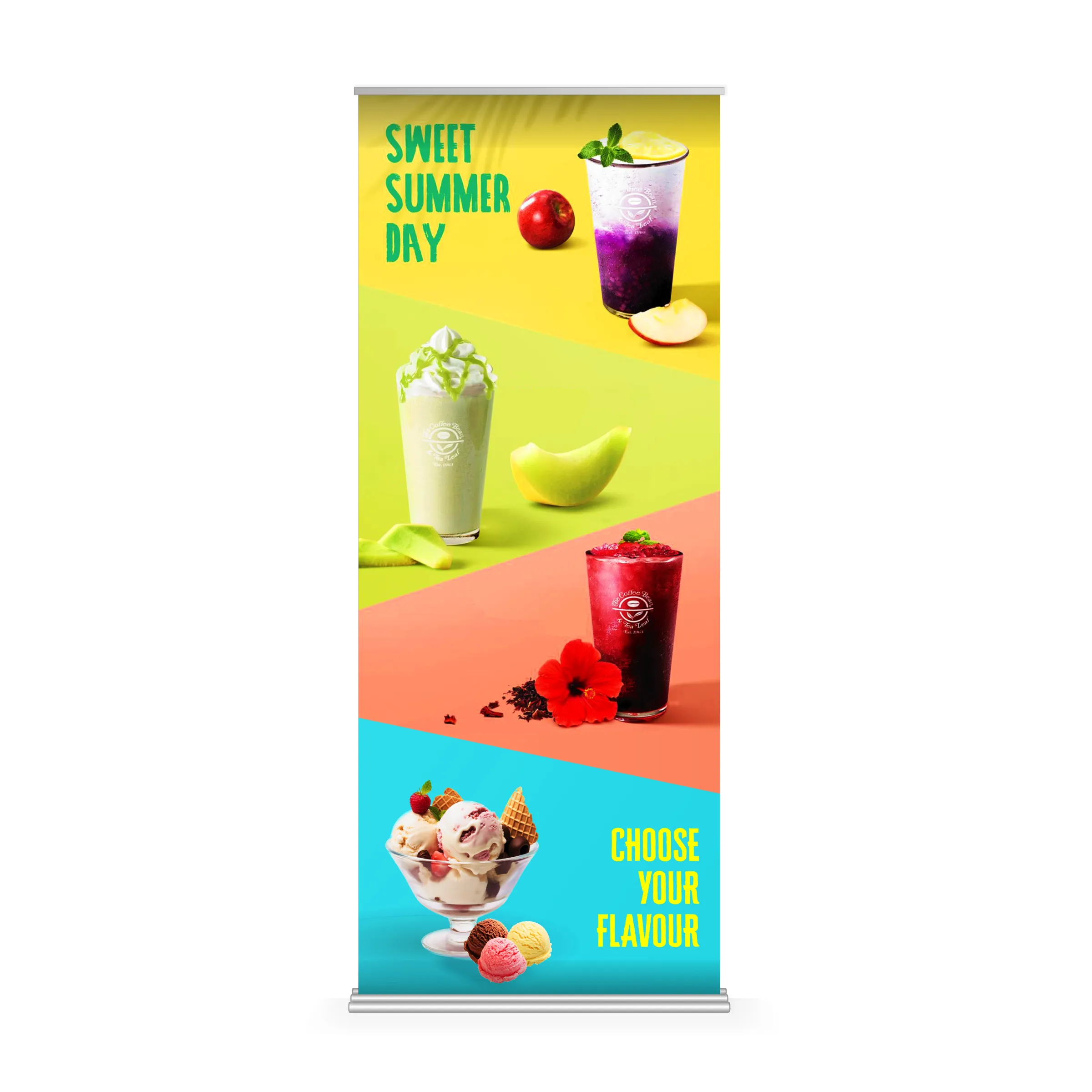 36" X 92" Wide Super Deluxe Retractable Banner Kit 1