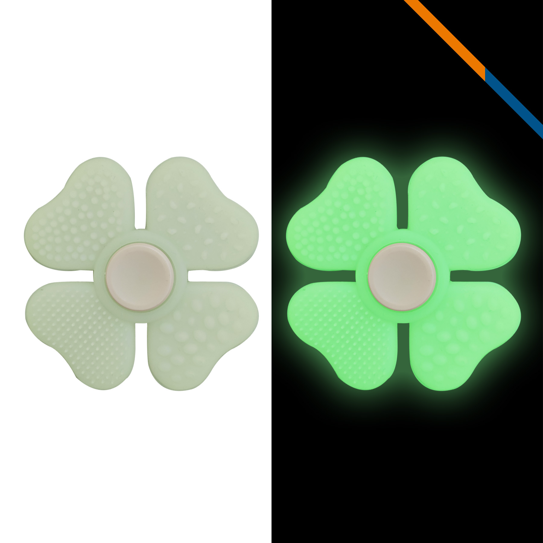 LuckySpin 2in1 Four Leaf Clover Fidget Spinner 5