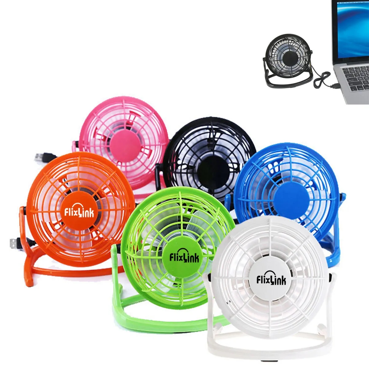 4" USB Plug-In Fan With Custom Imprint 2