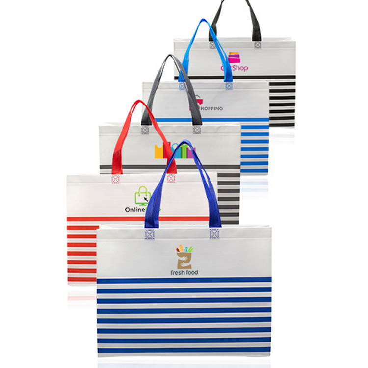 Striped Tote Bag 1