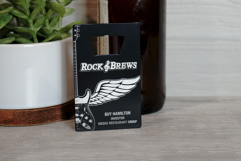 Quick Metal Bottle Opener Cards 5