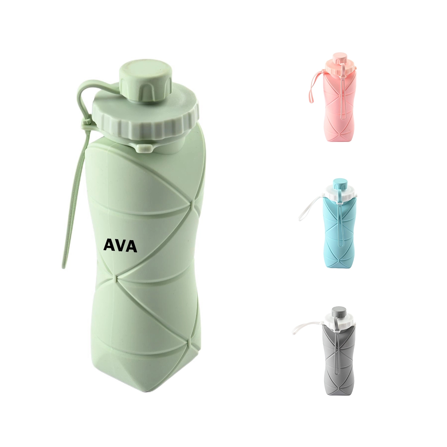Outdoor Travel Sports Portable Foldable Silicone Bottle 5