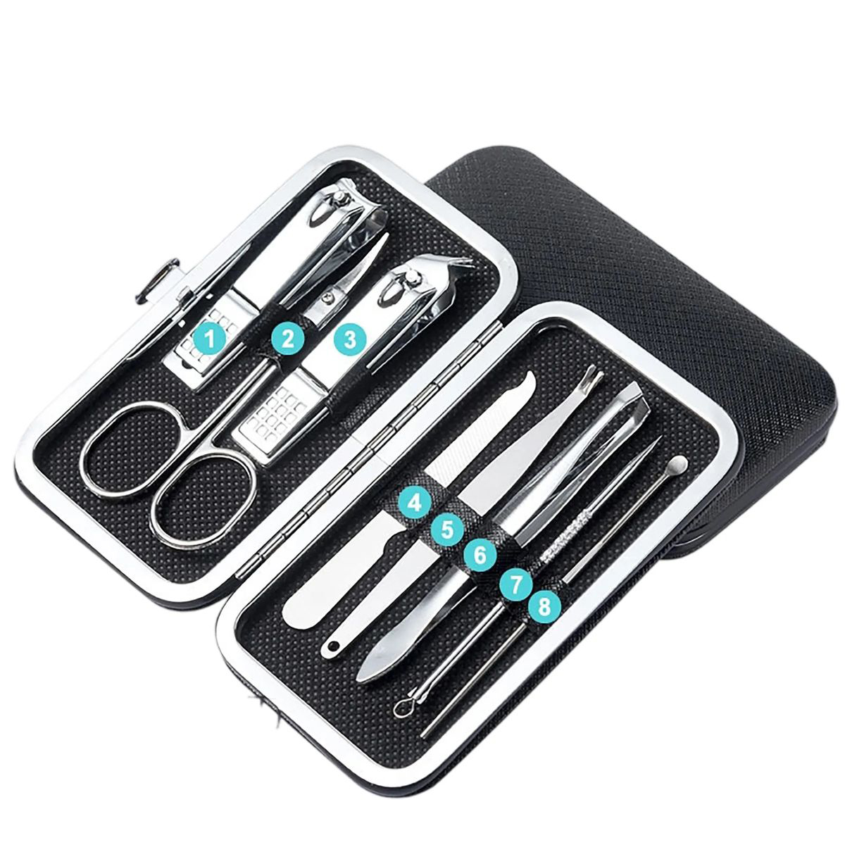 Compact Grooming Set with Sharp Nail Tools 1