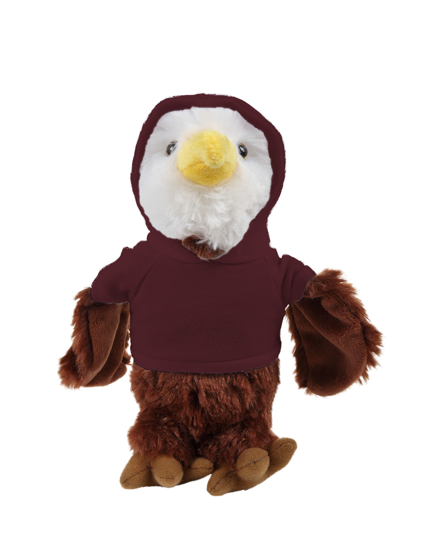 Soft Plush Eagle wearing a Hoodie 13