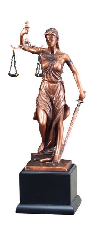 Lady Justice Resin Sculpture 2