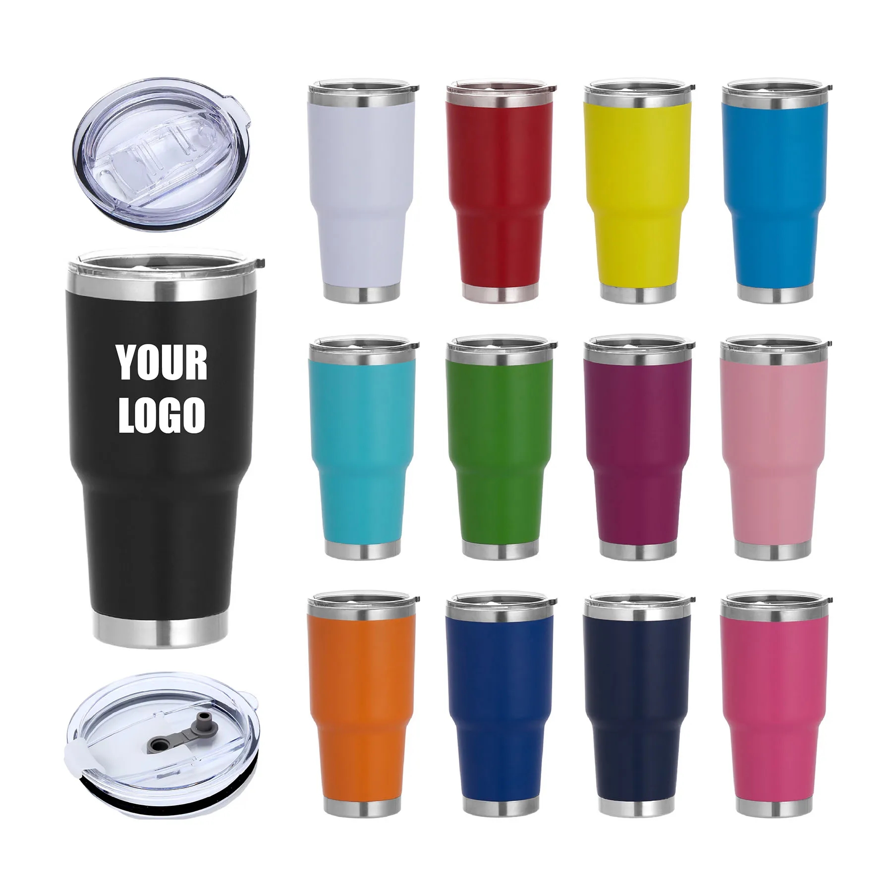 30 Oz Stainless Steel Tumbler Durable Insulated Coffee Cup 6
