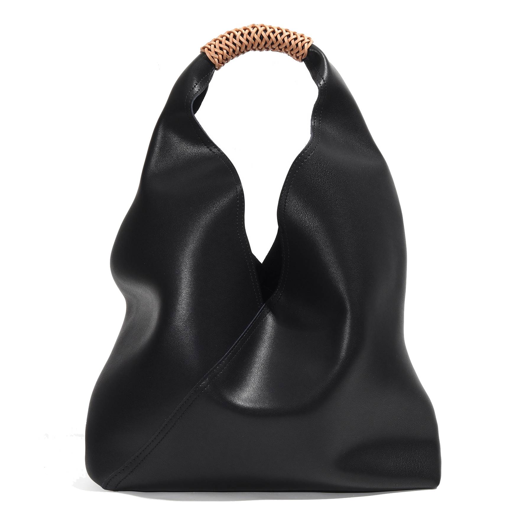 Genuine Leather Stylish hand-to-shoulder tote bag, custom tote bag with logo imprint 2