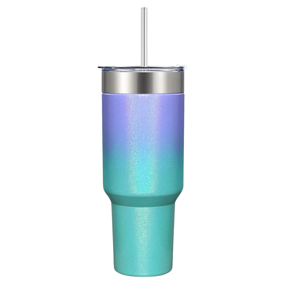 40oz. Insulated Tumbler with Straw 5