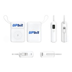 10000mAh MagSafe Wireless Power Bank with Built-In Type-C & Lightning Cables 5