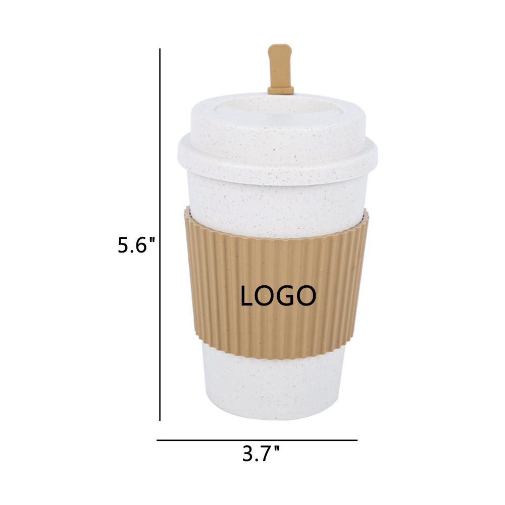16oz eco-friendly cup with a lid 2
